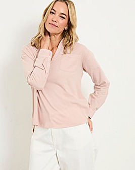 FatFace Paige Woven Jersey