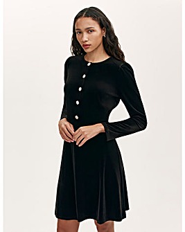 Finery London Velvet Rae Dress