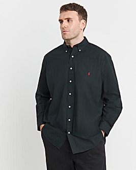 Polo Ralph Lauren Black Stretch Poplin Shirt