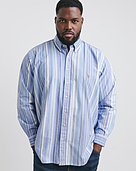 Polo Ralph Lauren Blue Striped Oxford Shirt