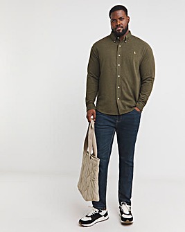 Polo Ralph Lauren Olive Stretch Shirt