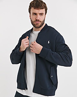 Polo Ralph Lauren Navy Lightweight Sweat Bomber Jacket