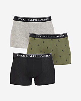 Polo Ralph Lauren 3 Pack Classic Print Trunks