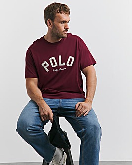 Polo Ralph Lauren White Arched Varsity Logo T-Shirt