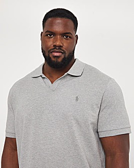 Polo Ralph Lauren Open Collar Grey Polo Shirt