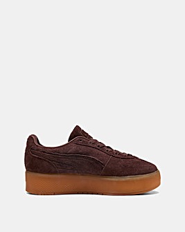 PUMA Palermo Elevata Bow Suede Trainers