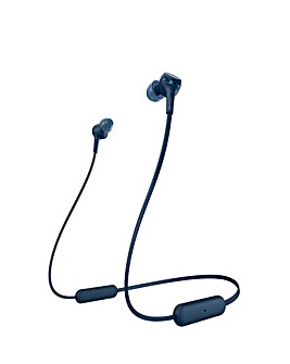 Sony WIXB400 Extra Bass Wireless In-Ear Headphones - Blue