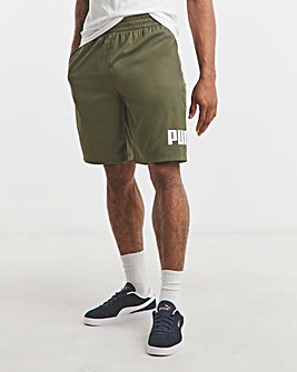 PUMA Essentials 2 Colour Big Logo Woven 9" Shorts