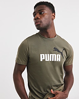 PUMA Essentials 2 Colour No.1 Logo T-Shirt