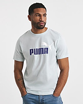 PUMA Essentials 2 Colour No.1 Logo T-Shirt
