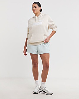 PUMA Essentials Small No.1 Logo 4" High Waist Shorts