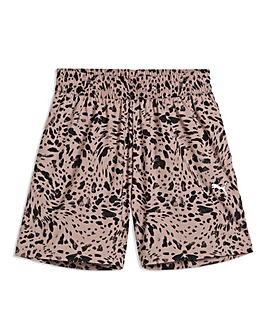 Puma Animal Print High-Rise 4 Short