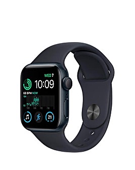Apple Watch SE GPS 40mm Midnight Aluminium Case with Midnight Sport Band - Reg