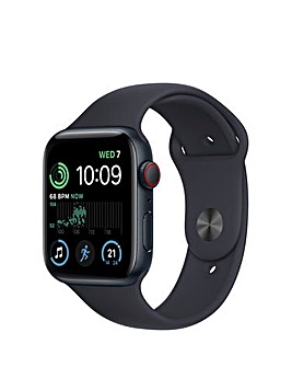 Apple Watch SE GPS + Cellular 44mm Midnight Aluminium Case & Midnight Sport Band