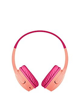 Belkin Soundform Mini Kids Wireless Headphones - Pink
