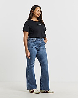 Levi's 726 High Rise Wide Leg Jeans