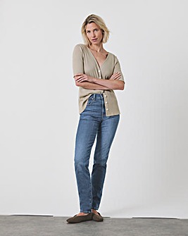 Levi's 726 High Rise Straight Jeans
