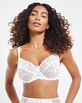 Pretty Secrets Ivy Full Cup Value White Bra B-G - White