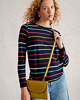 White Stuff Clara Stripe Long Sleeve Tee