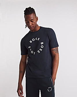 BOSS Navy Circle Logo T-Shirt