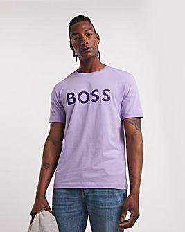 BOSS Light Purple Bold Logo T-Shirt