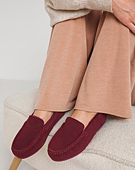 Leona Moccasin Slippers Wide E Fit