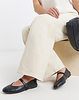 Pomona Toe Cap May Janes - Wide Fit (E)