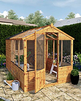 Mercia 10 x 6 Traditional Apex Greenhouse Combi Shed