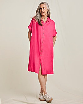 Julipa Short Linen Mix Shirt Dress