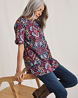 Julipa Button Shoulder T-Shirt