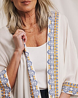 Julipa Embroidered Kimono