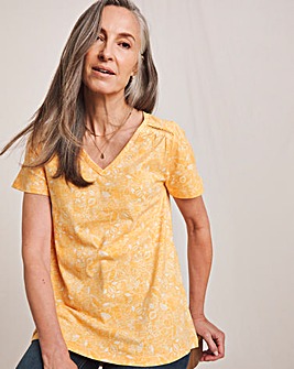 Julipa Pure Cotton V Neck T-Shirt