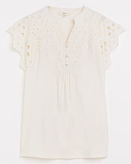 Julipa Broderie Pure Cotton Top