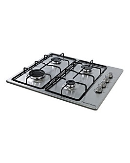 Russell Hobbs RH60GH401SS Gas Hob - Stainless Steel