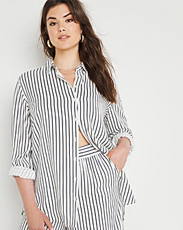 Striped Relaxed Fit Co-ord Shirt