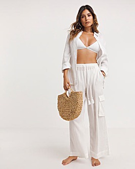 Cheese Cloth Beach Trouser