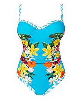 Figleaves Underwired Bandeau Swimsuit