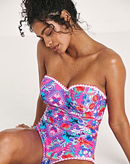 Figleaves Frida Underwired Bandeau Swimsuit