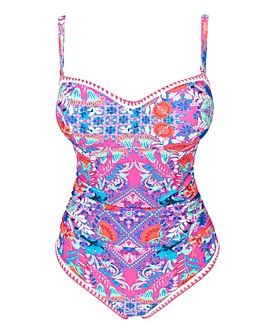 Figleaves Frida Underwired Bandeau Swimsuit
