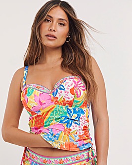 Figleaves Frida Underwired Bandeau Tankini Top