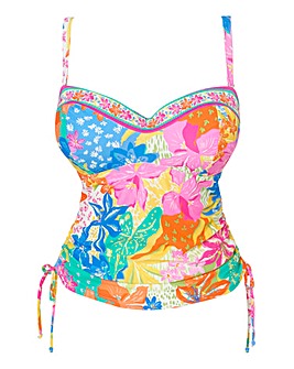 Figleaves Frida Underwired Bandeau Tankini Top