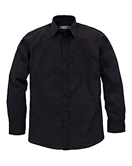 W&B London Black Long Sleeve Formal Shirt Long