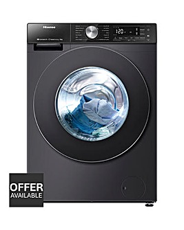 Hisense 5S Series WF5S1245BB 12kg Auto Dosing Washing Machine - Black
