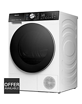 Hisense 5S Series DH5S102BW 10Kg Heat Pump Tumble Dryer - White