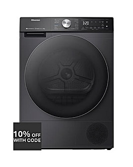 Hisense 5S Series DH5S102BB 10kg Heat Pump Tumble Dryer