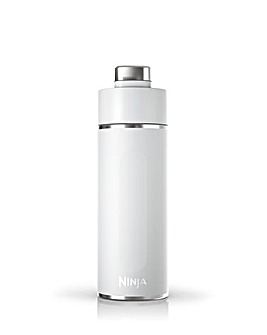 Ninja Thirsti Carbonated 24oz Bottle with Carbonation Lid in White