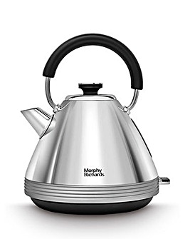 Morphy Richards 100333 Venture Retro Stainless Steel Pyramid Kettle