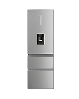 Haier HTW5618EWMG Combi Series 5 Water Dispenser Fridge Freezer - Inox