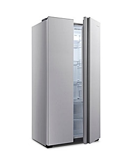 Fridgemaster MS83430ES 80cm American Fridge Freezer - Silver