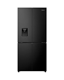 Hisense RQ5P470SMFE 80cm American 4 Door Fridge Freezer - Stainless Steel